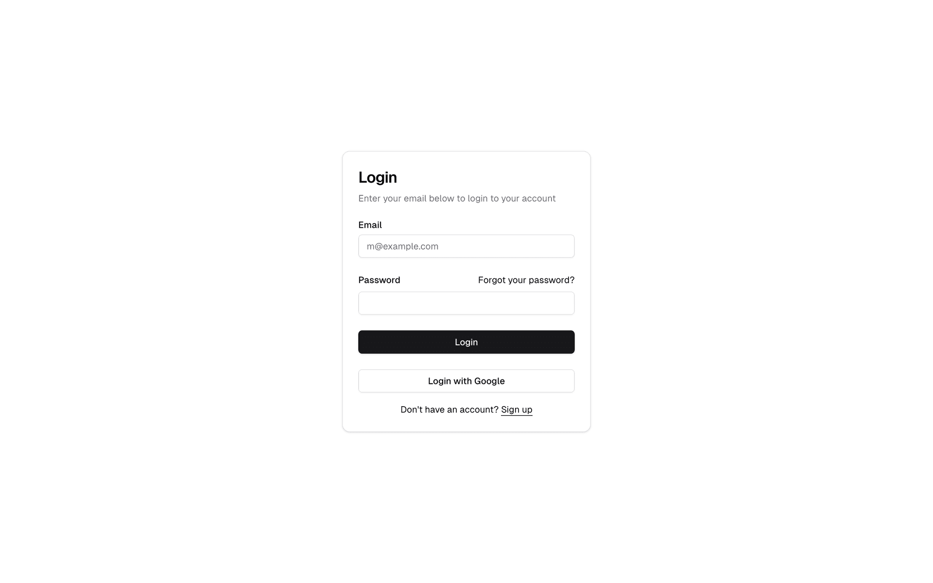 Building blocks for the web shadcn ui