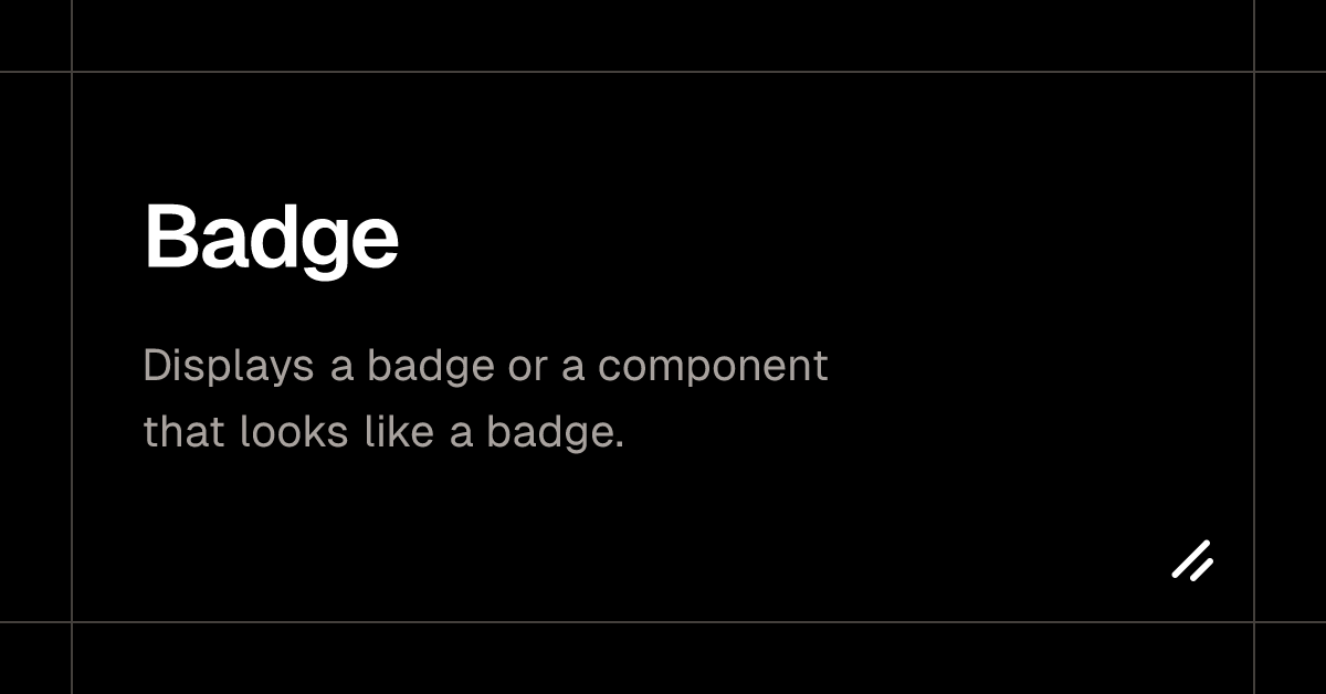 Badge