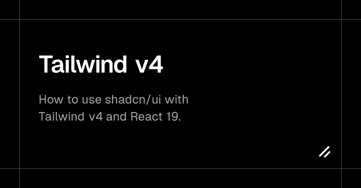 Tailwind v4