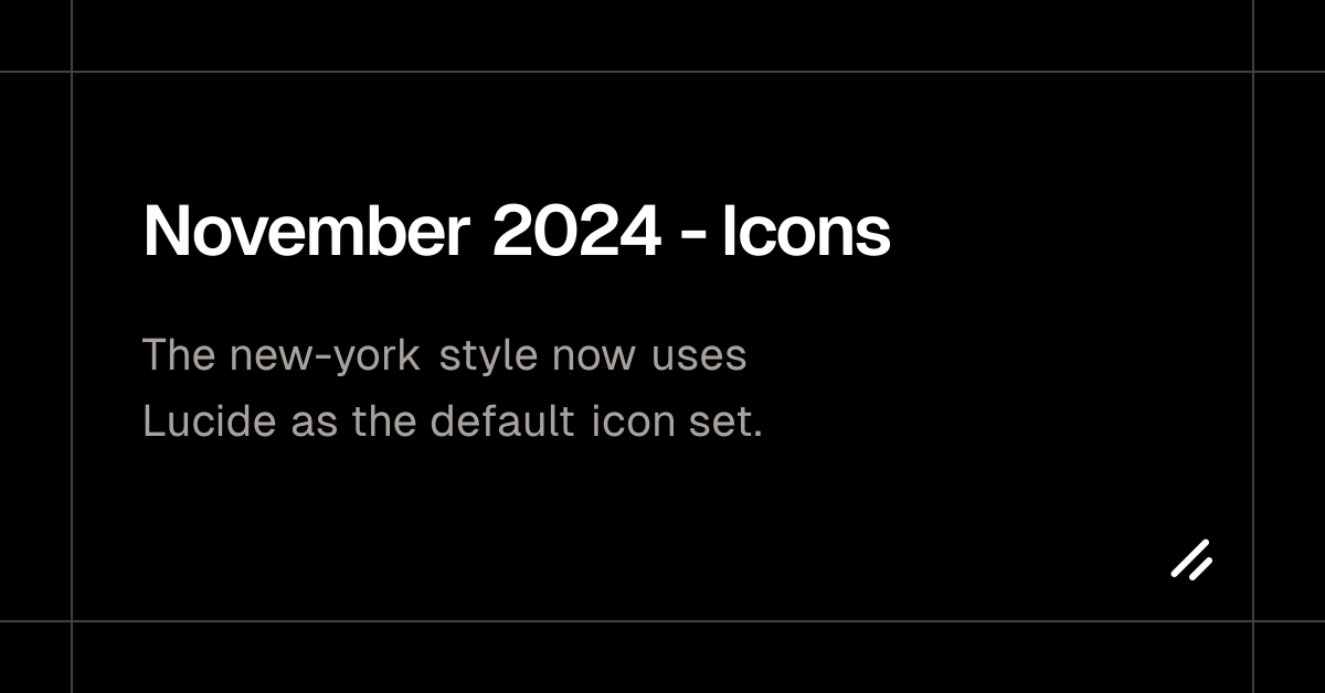 November 2024 - Icons