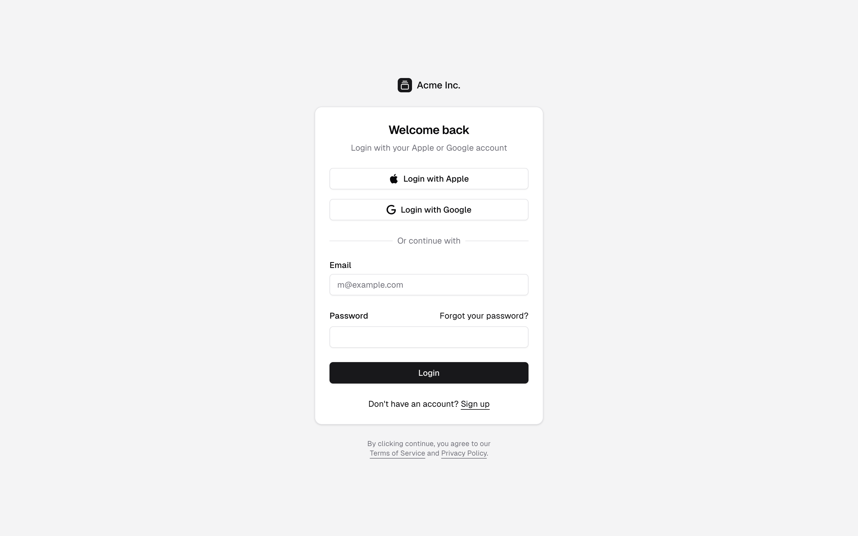 Login 03 preview